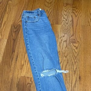 Abercrombie & Fitch Blue Straight Leg Jeans